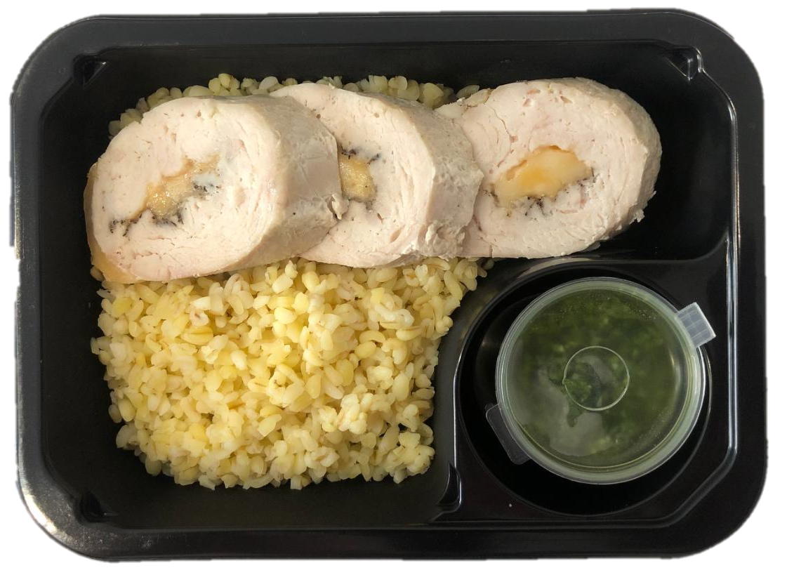 <span style="font-weight: 700;">Ужин<br></span>Мясной рулет с булгуром